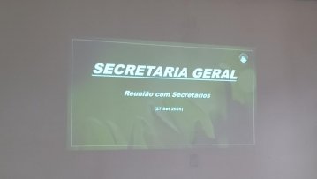 Reunião da Secretaria-Geral alinha ações com os Departamentos