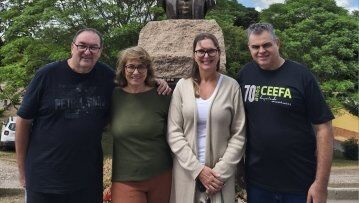 Cooperadores do CEEFA participam do 1º encontro do Curso de Qualificação do Trabalhador Espírita da FEP Cooperadores do CEEFA participam do 1º encontro do Curso de Qualificação do Trabalhador Espírita da FEP
