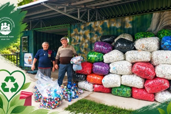 Tampinhas plásticas podem ser destinadas à ação em benefício do Recanto Tarumã
