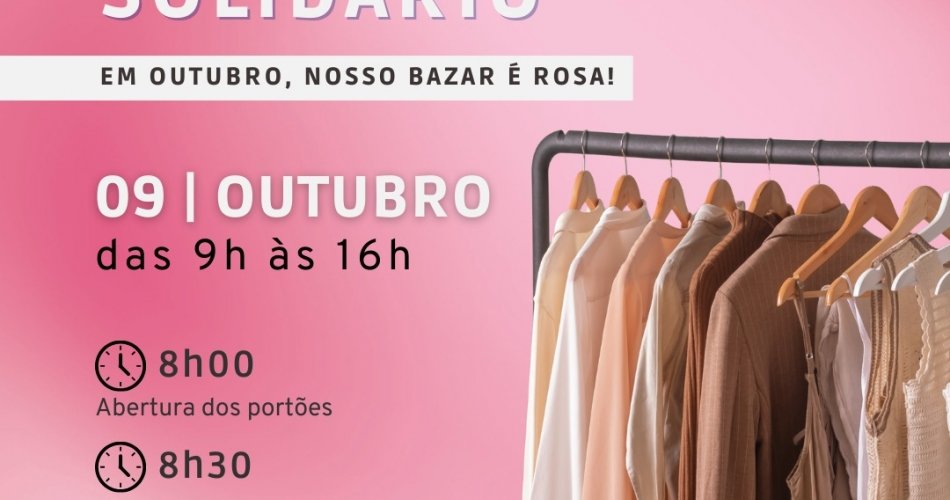 Outubro Rosa inspira edição especial do Bazar Solidário no CEEFA