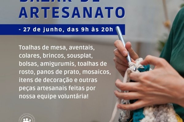 CEEFA promove Bazar de Artesanato no dia 27 de junho