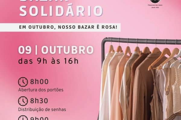 Outubro Rosa inspira edição especial do Bazar Solidário no CEEFA