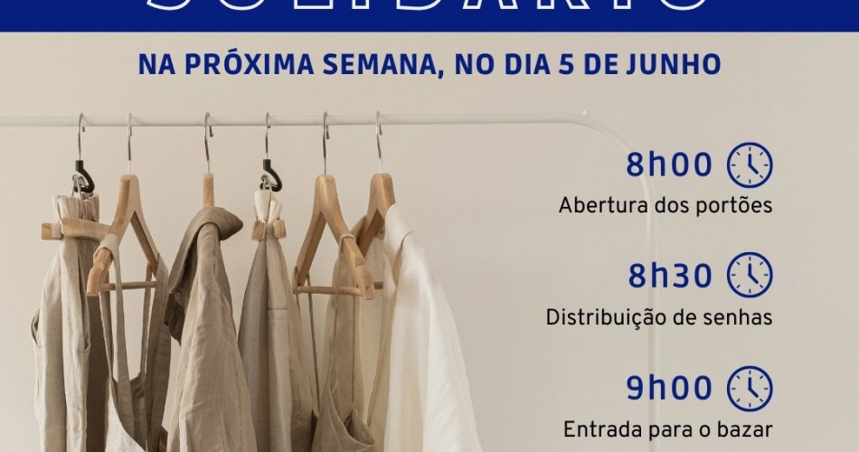 CEEFA promove mais uma edição do Bazar Solidário no dia 5 de junho