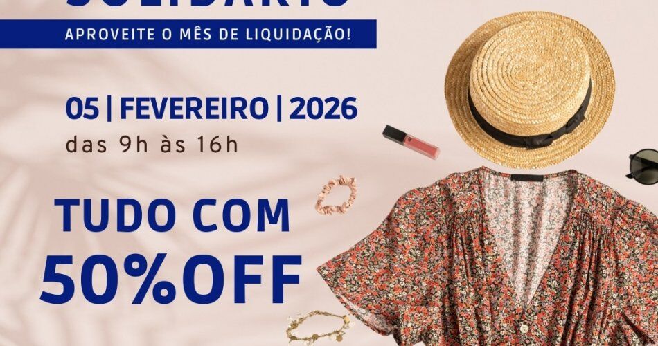 Bazar Solidário de fevereiro inaugura o calendário de ações solidárias da Casa